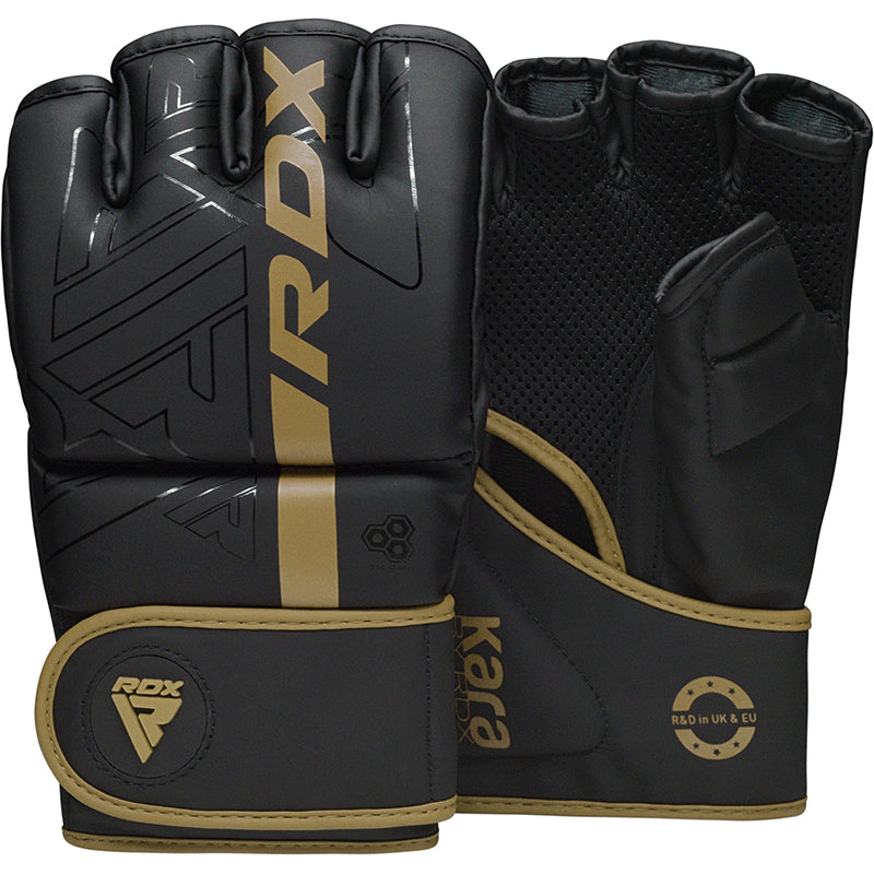 RDX F12 MMA GRAPPLING TRAINING GLOVES OPEN PALM - Tiger Series Athlete  Sports Wear