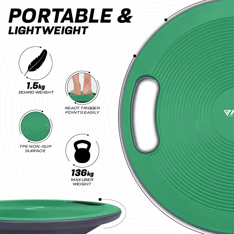 RDX S1 Balance Board with Grip#color_green