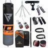 RDX black orange grey punching bag