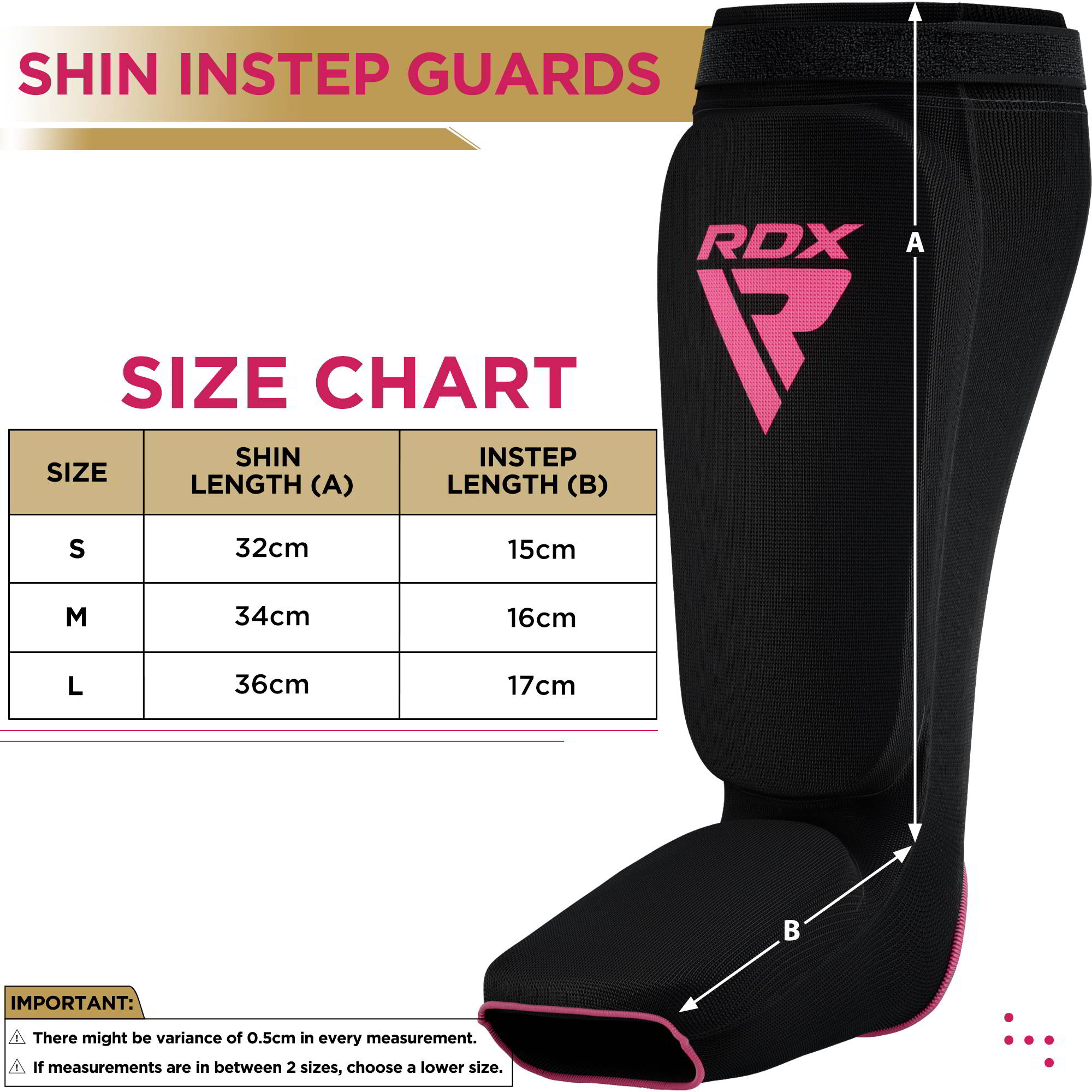 RDX SIB Shin Instep Guard OEKO-TEX® Standard 100 certified#color_pink