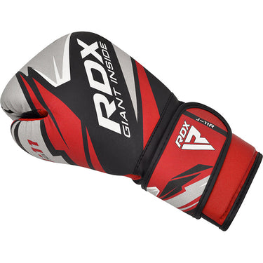 RDX J11 Training Boxing Gloves For Kids Red#color_red