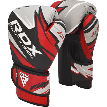 RDX J11 Training Boxing Gloves For Kids Red#color_red