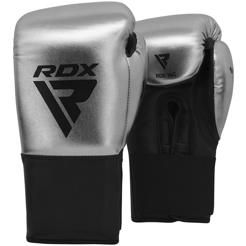 RDX J13 Junior 2ft Punch Bag and Gloves Set#color_silver