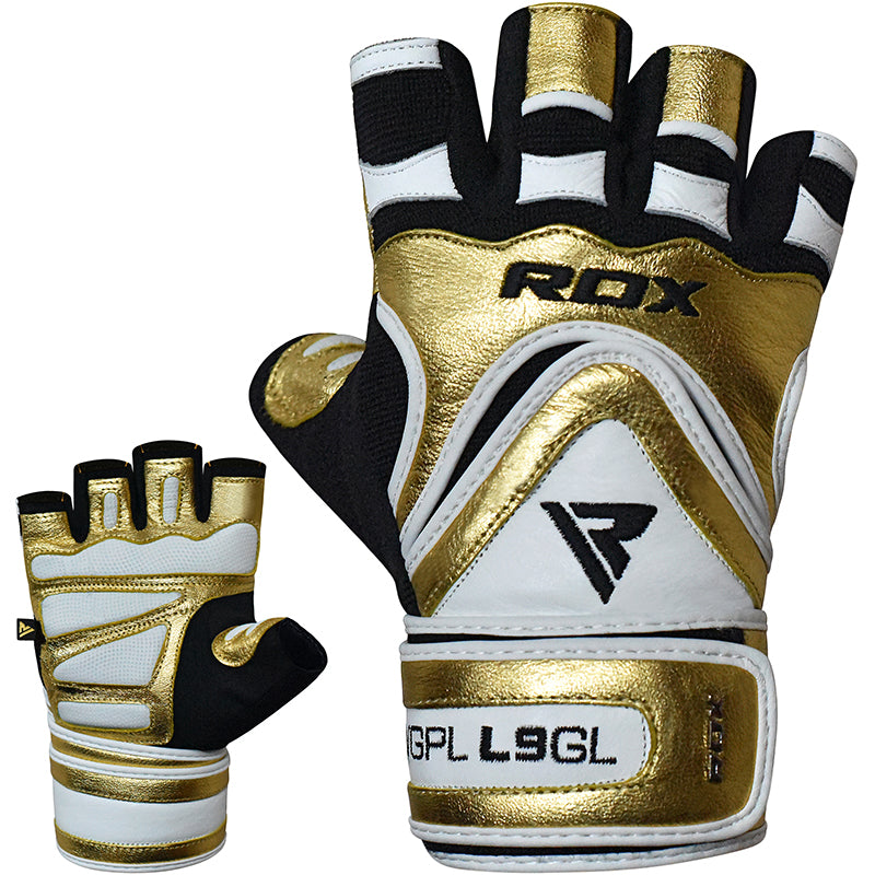 RDX L9 Leather Gym Exercise Gloves