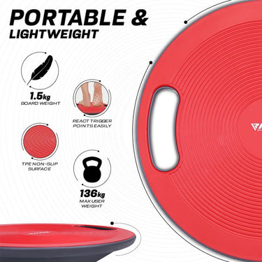 RDX S1 Balance Board with Grip#color_red