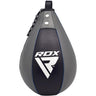 RDX black grey leather boxing training speed bag