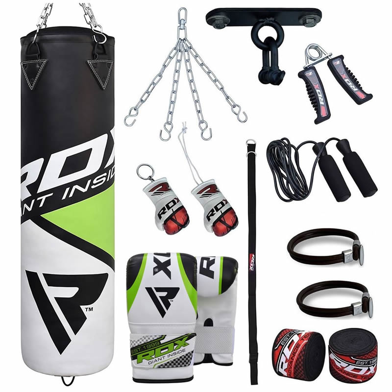 RDX 13pc Punch Bag With Gloves