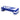 RDX 1P 20cm Aerobic Step Platform with 3 Level Risers 5cm Height Each#color_blue