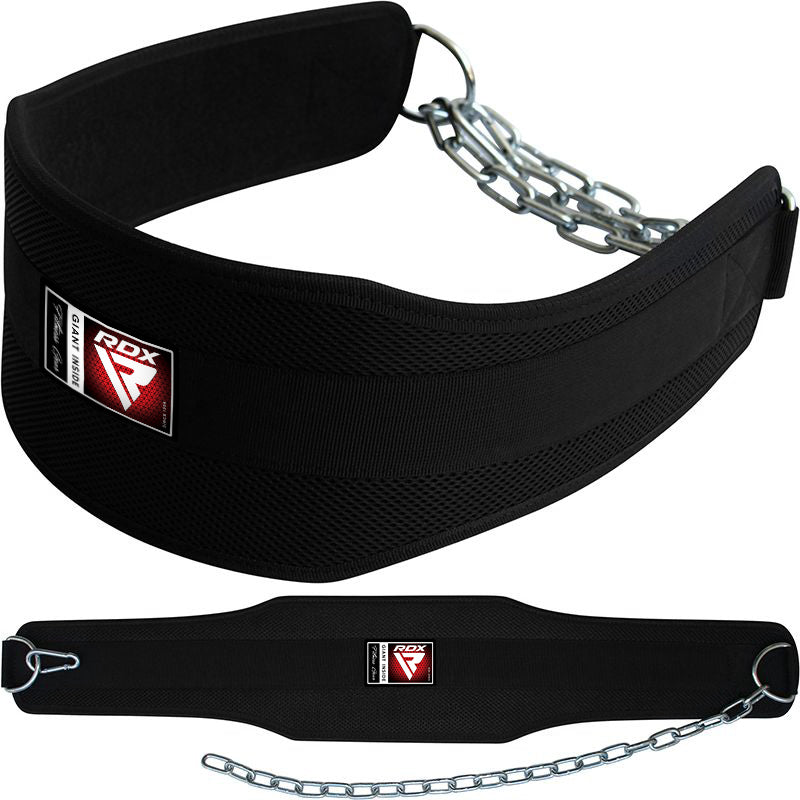 RDX 4DP Back Support Dipping Belt with Chain