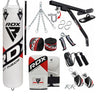 RDX F10 14PC 4ft/5ft Punch Bag with Bag Mitts Home Gym Set
