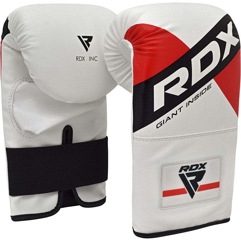 RDX F10 Bag Gloves White & Red