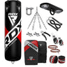 RDX F10B 13PC Punch Bag with Bag Mitts Home Gym Set
