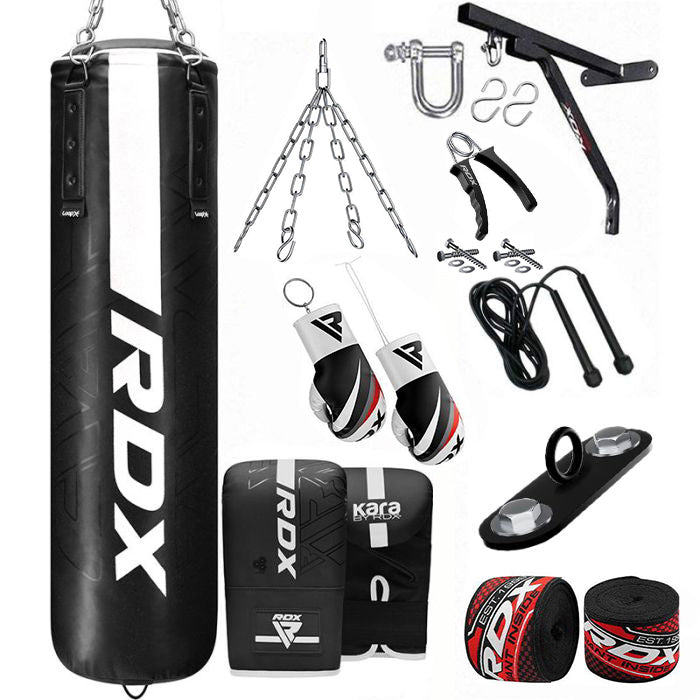 RDX F6 KARA 14-in-1 Punch Bag with Bag Gloves Set