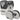 RDX J12 KIDS 6oz Boxing Gloves & Focus Pads Set#color_grey