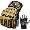 RDX J13 Junior MMA Grappling Gloves#color_golden