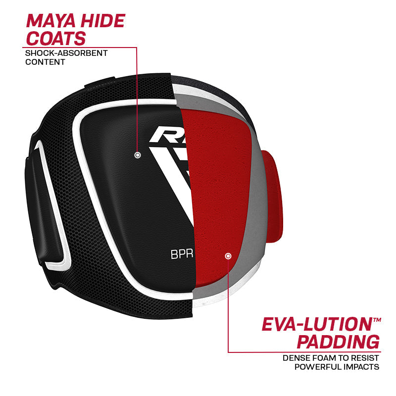 RDX T1 Body Guard - Belly & Ribs Protector for Boxing & MMA Trainers