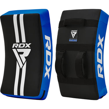 RDX T1 Curved Kick Shield with Nylon Handles #color_blue