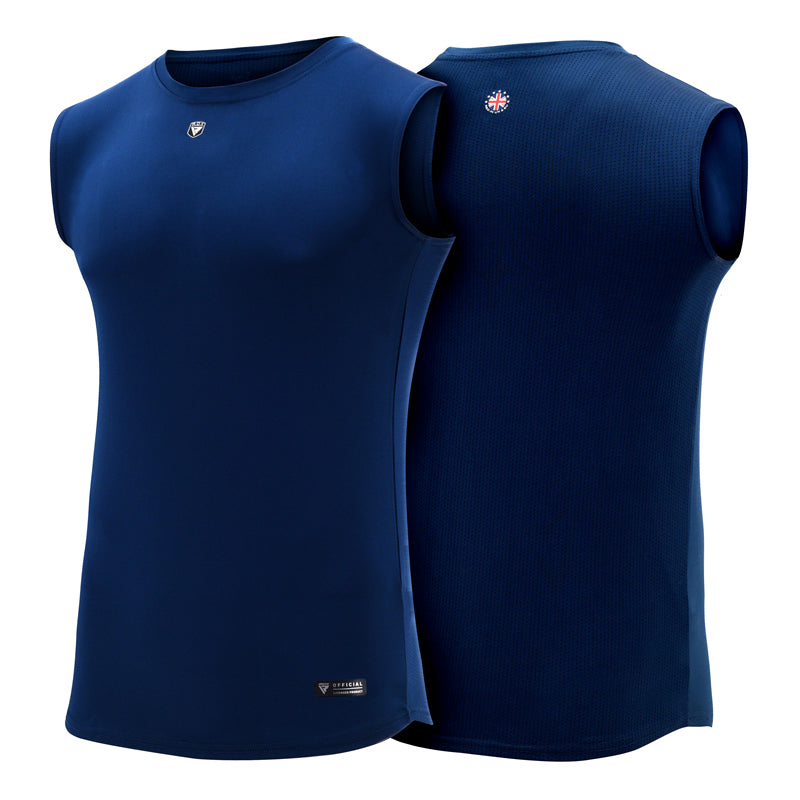 RDX T1 Medium Blue Polyester Fleece vest
