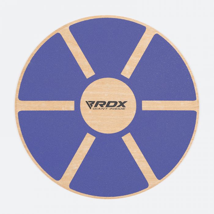 RDX W1 Wooden Wobble Round Balance Board#color_blue
