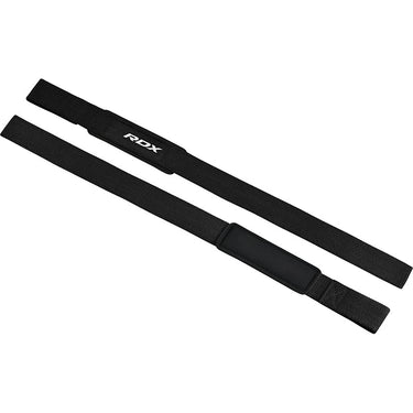 RDX W1 Weight Training Wrist Straps#color_black