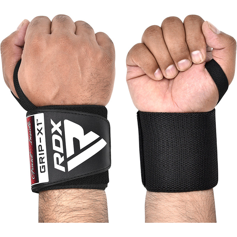 Gymreapers Weight Lifting Grips (Pair) for Heavy Powerlifting, Deadlifts,  Rows, Pull Ups, with Neoprene Padded Wrist Wraps Support and Strong Rubber  Gloves or Straps for Bodybuilding (Black, Medium), Straps -  Canada