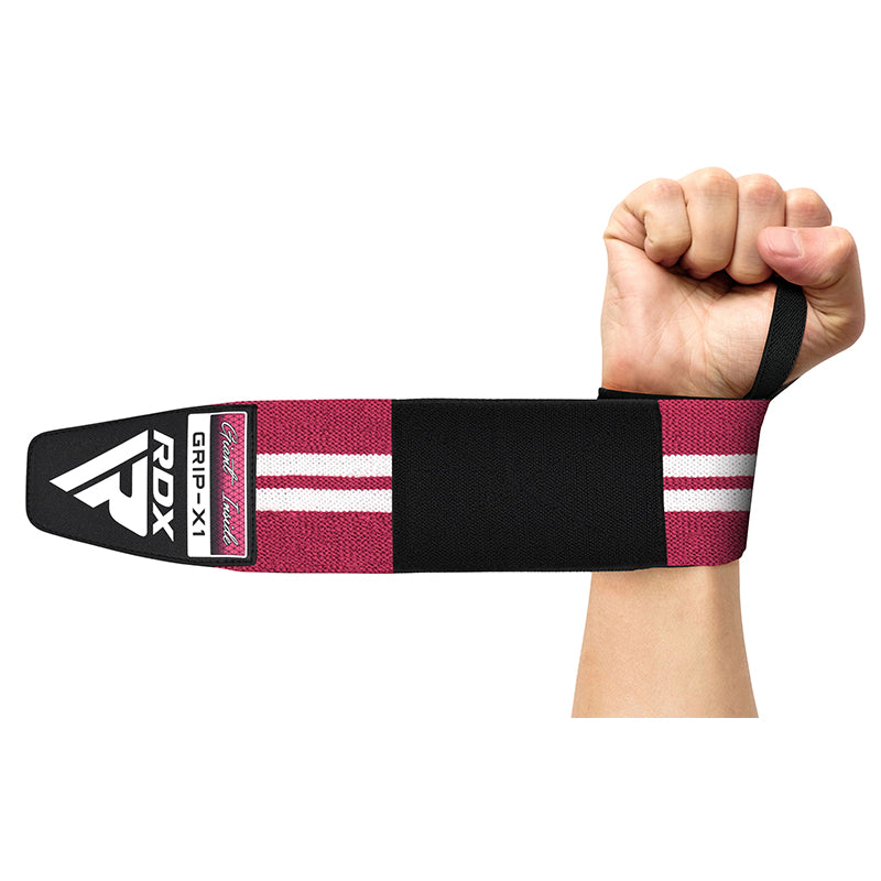 Wrist Wraps - 18 Weightlifting Wrist Support - Pink
