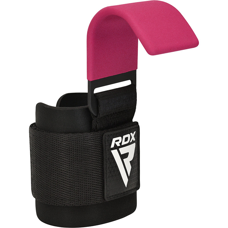 RDX W5 Weight Lifting Hook Straps Pink