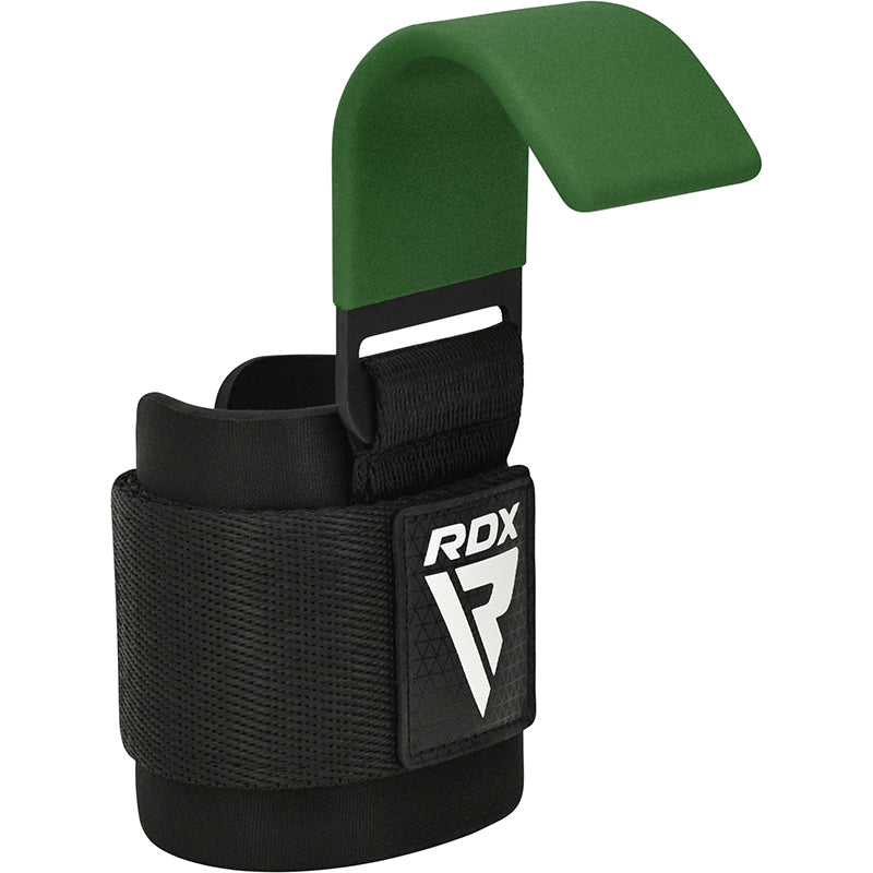 RDX W5 Weight Lifting Hook Straps#color_armygreen