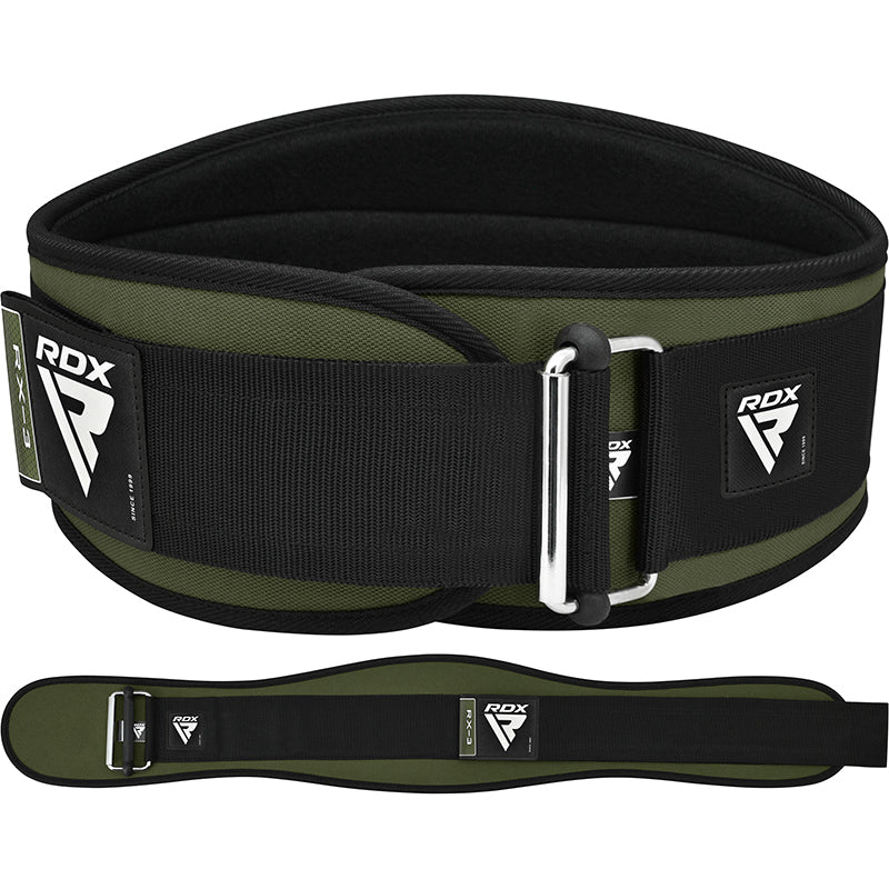 RDX X3 6 INCH  Weightlifting Neoprene Gym Belt#color_green
