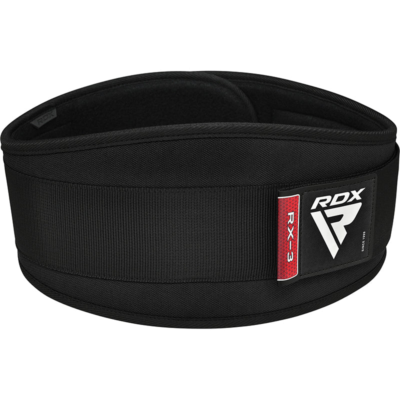 RDX X3 6 INCH Weightlifting Neoprene Gym Belt#color_black