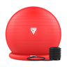 RDX B2 Yoga Ball with Base-Red-55cm#color_red