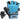 RDX S6 Large Blue Amara Lycra Weight lifting gloves
