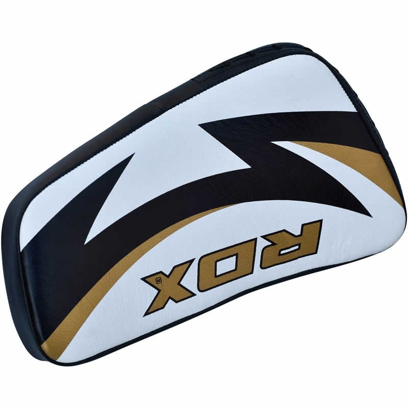 RDX T10 Leather Curved Strike Shield with Holding Straps