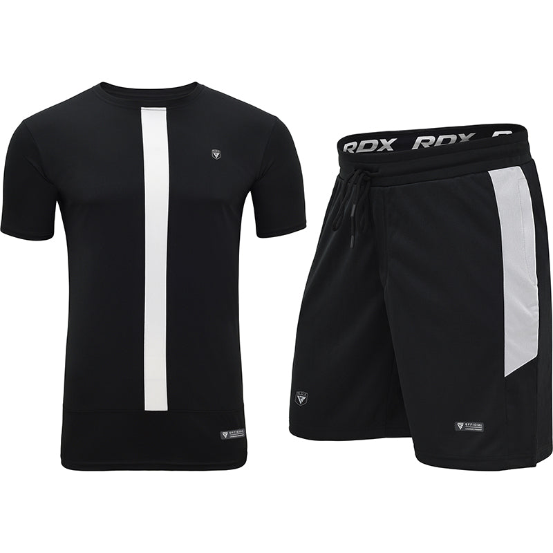 RDX T15 T-Shirt & Shirts Set Polyester Large Black/White