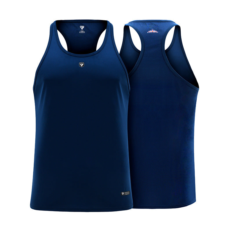 RDX T1 Medium Blue Polyester Stringer Vest