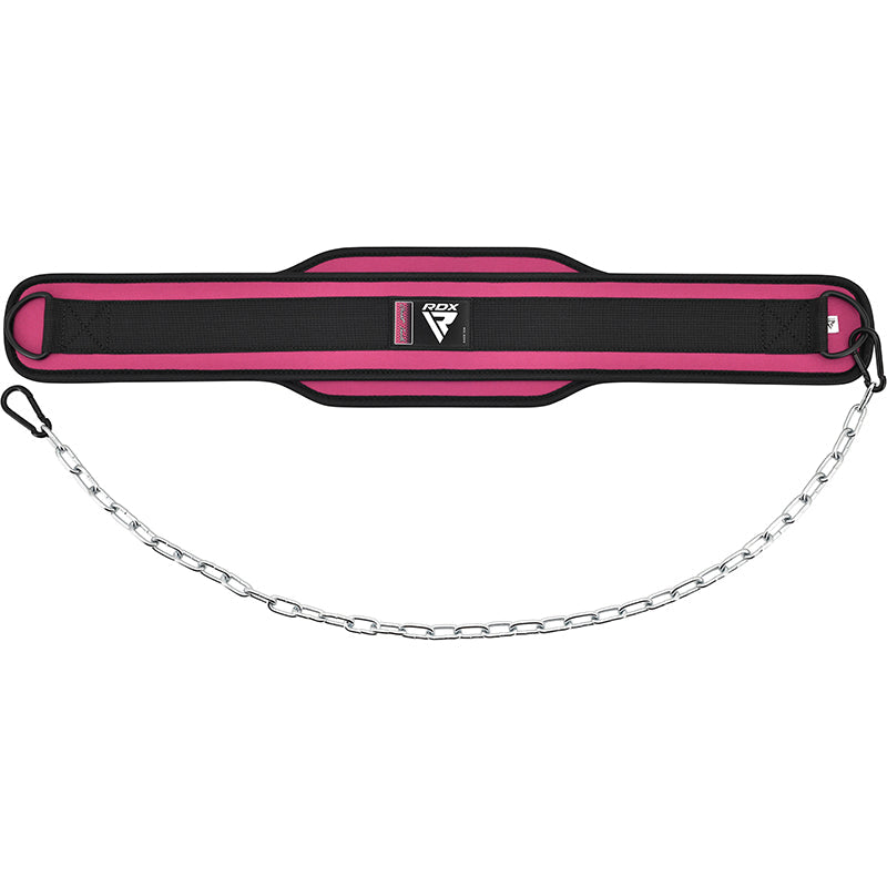 T7 Weight Training Dipping Belt Chain#color_pink