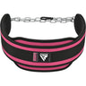 T7 Weight Training Dipping Belt Chain#color_pink