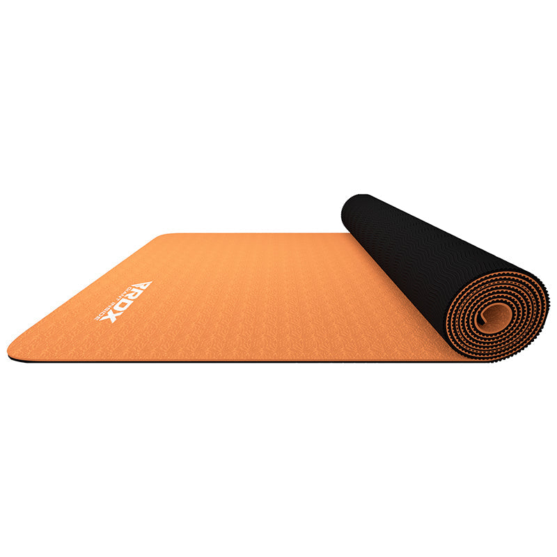 Sophisticated Coral Pink Tie-dye Best Yoga Mat Online Suede TPE