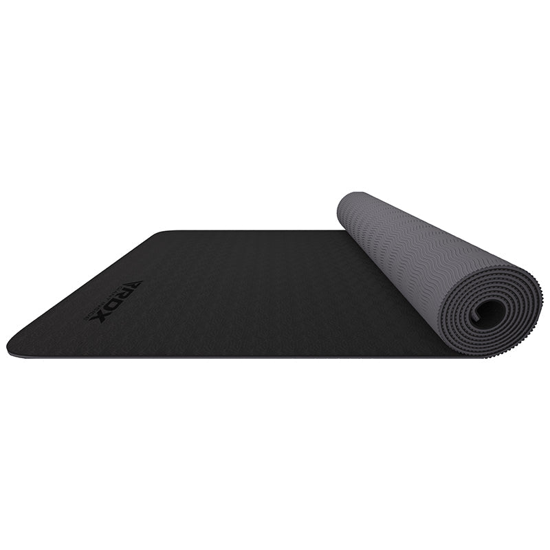 Tapis de Yoga Tapis Gym Couleur Noir 183x61x0.6 cm Tapis de Sol